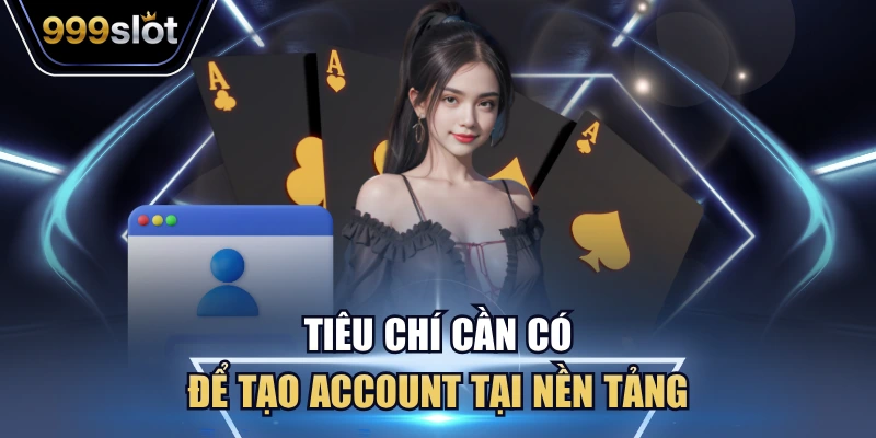Nhấn nút bắt đầu tạo account ngay tại giao diện chính thức